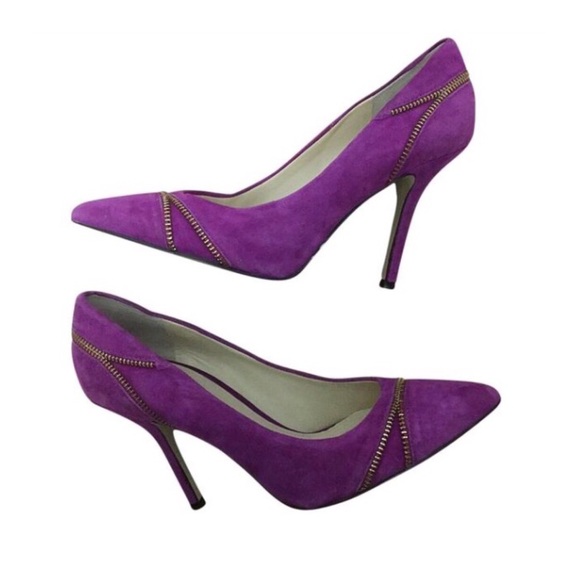 Enzo Angiolini Shoes Enzo Angiolini Suede Pop Culture Zip Detail